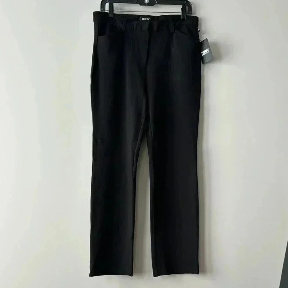 DKNY Women's Black Trousers Size 8 - NWT